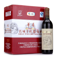 长城(GreatWall ) 红酒 华夏葡园优良产区(灰标)干红葡萄酒 750ml*6 整箱装