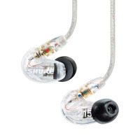 舒尔(Shure) SE215-CL 透明 音乐入耳式 隔音hifi耳塞 被动降噪耳机