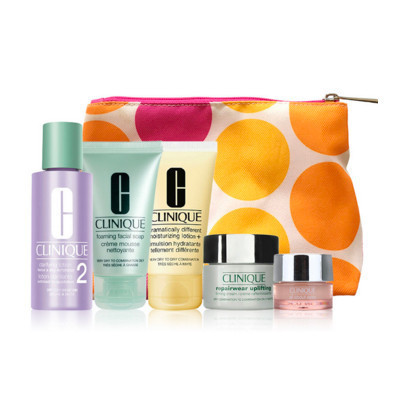 倩碧女士5件套(洁面30ml+水60ml+润肤乳30ml+眼霜5ml+紧致霜15ml)