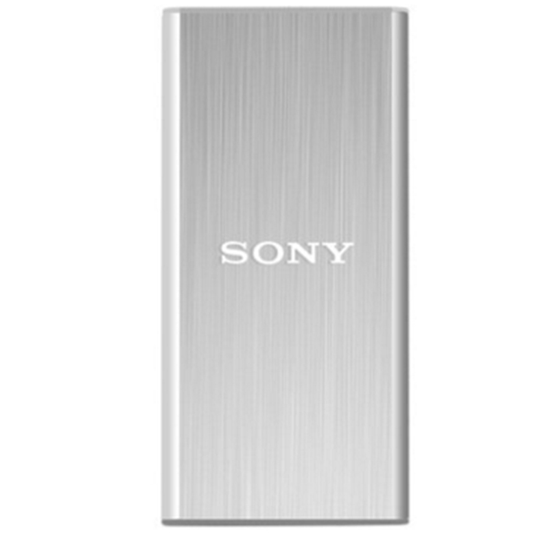 Sony/索尼 外置固态硬盘128GB SL-BG1(银色)铝制外壳 经久耐用 高速USB3.1 小巧紧凑