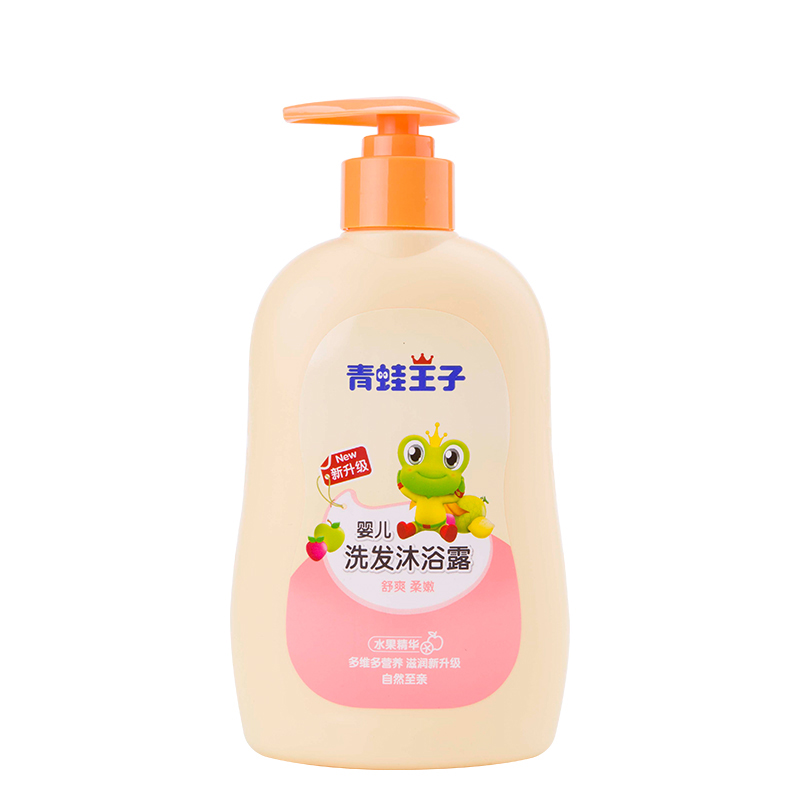 青蛙王子婴儿洗发沐浴露(水果精华).310ml