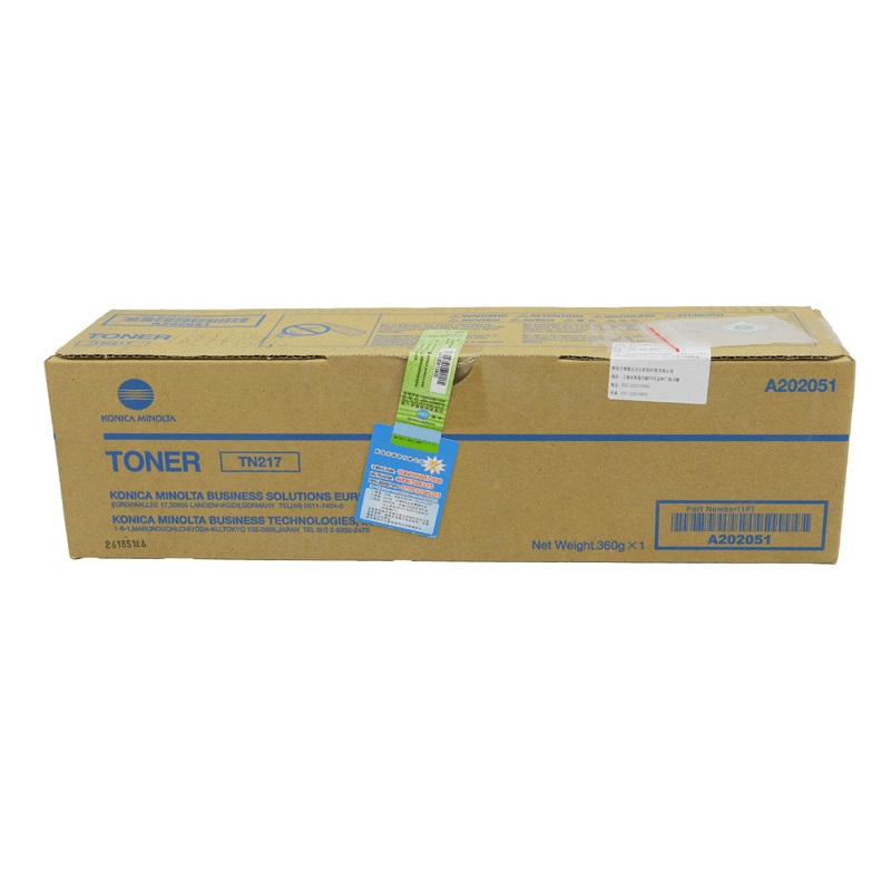 柯尼卡美能达(KONICA MINOLTA)TN217墨粉/碳粉 适用机型 BH223/283/7828