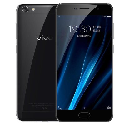 vivo X7 曜石黑 4GB+128GB 全网通4G双卡双待 黑色 拍照手机