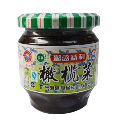 潮盛精制橄榄菜170g 瓶装 榨菜 下饭菜 面条泡面好搭档