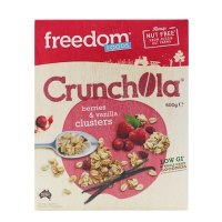 澳大利亚进口 福丽德Freedom Foods覆盆子香草味谷物麦片 600g