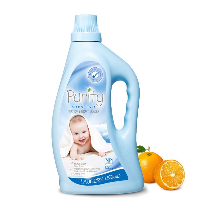 澳诺雅婴儿洗衣液1.25L 新生儿宝宝专用护衣天然草本 抑菌安全