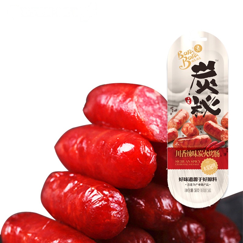 波拉波拉 川香辣味炭火烤肠 56g