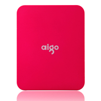 爱国者(aigo) 移动电源 TN104 10000毫安 双USB输出 便携通用 充电宝 粉色