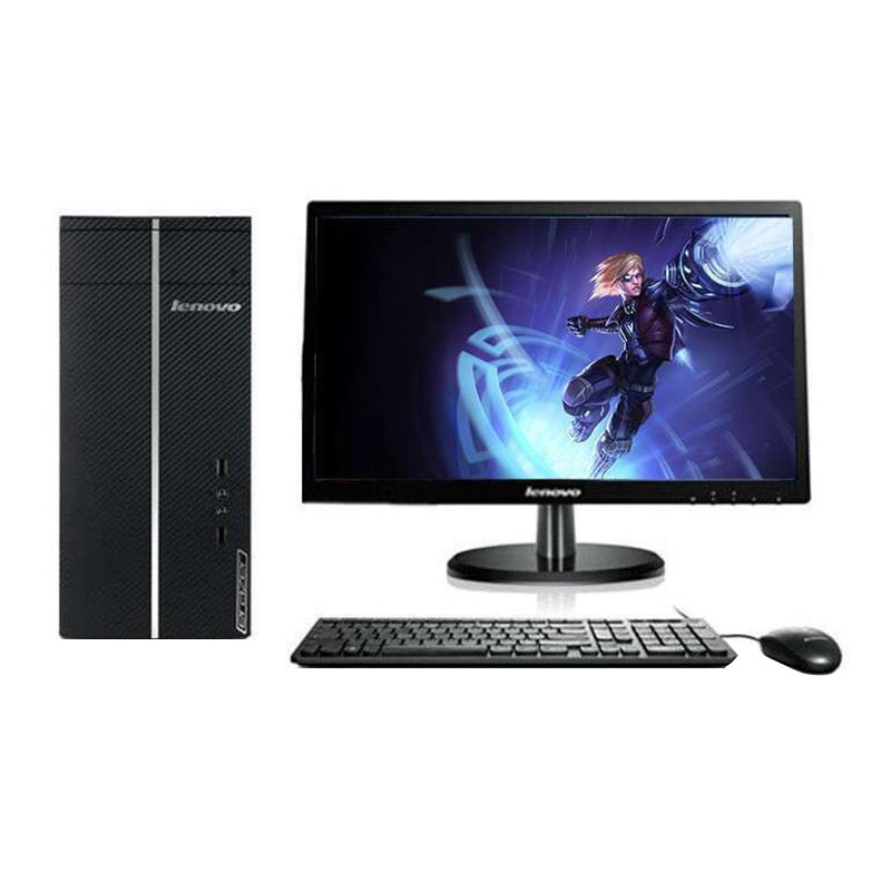 联想(Lenovo) 720-18台式电脑整机 21.5英寸显示器(I5-7400 4G 1T 2G独显 蓝牙无线 银)