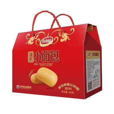 达利园 法式小面包 香奶味600g
