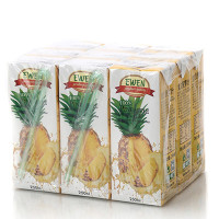 塞浦路斯进口 意文菠萝汁 250ml*9