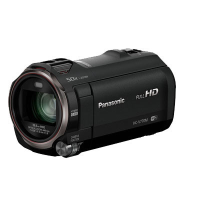 松下（Panasonic） HC-V770MGK 高清手持数码摄像机 家用民用新无线双摄像头摄像机 黑色