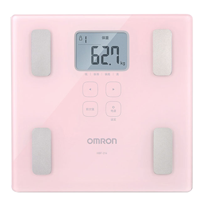 欧姆龙(OMRON)脂肪测量仪脂肪秤HBF-214 体脂仪体重秤 健康秤器械 成人身体管理器体重秤