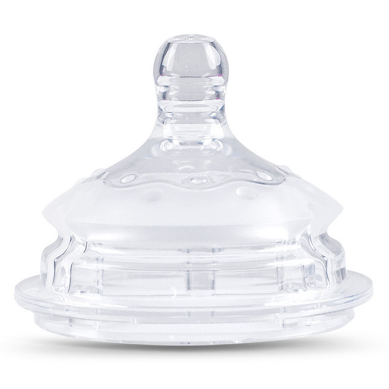 努比(Nuby)宽口径防胀气硅胶奶嘴 带通气阀 2只装 S码1滴慢流(0-3个月)