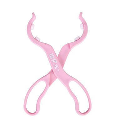 植护 婴儿多功能奶瓶夹宝宝奶嘴夹 防滑可拆卸奶瓶消毒钳(粉色)