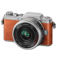松下 Lumix DMC-GF8XGK(X1442)数码微单相机 微型单电电动镜头套机 橙色