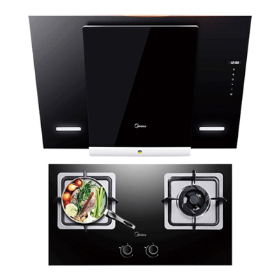 美的(Midea)烟灶套装DJ370R+Q360B智能App操控17.5立方(天然气)