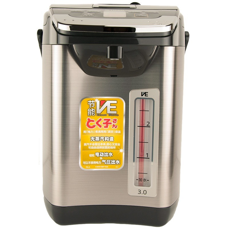 虎牌 tiger 原装进口 VE真空保温 电热水瓶 PIG-A30C 3L