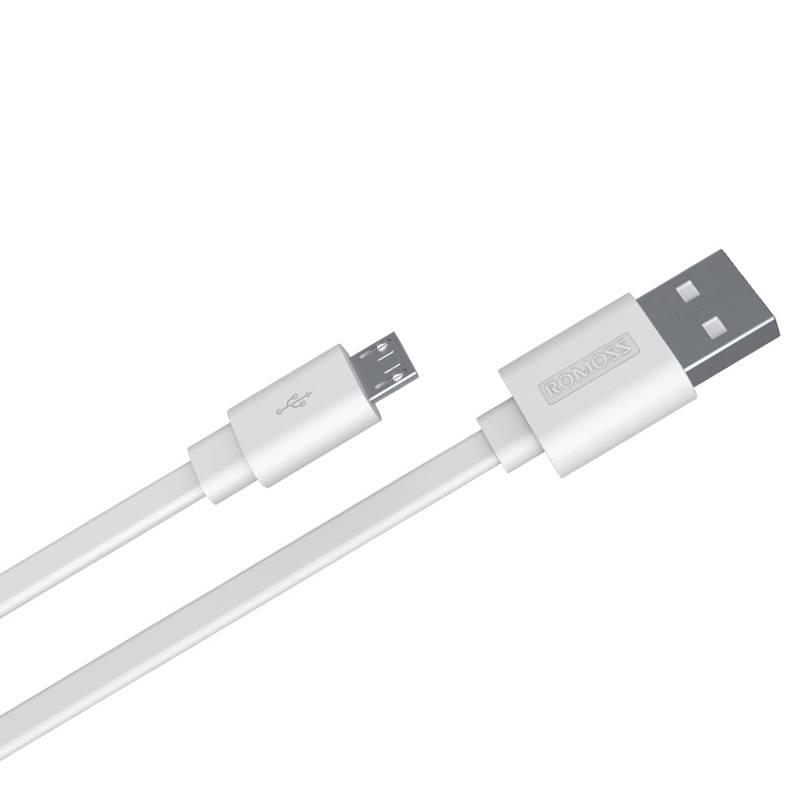 罗马仕(ROMOSS)CB05f安卓数据线 TPE面条线白色