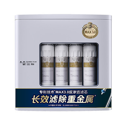 AO史密斯(A.O.Smith)厨下式家用直饮净水器DR50-T2 Mini纤薄机身 反渗透膜3年 50加仑 净水机