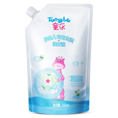 童乐婴幼儿专用去渍洗衣液补充装500ML