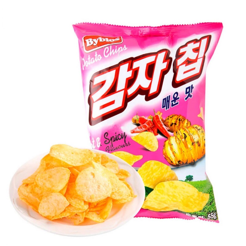 贝鲁斯香辣味薯片 55g
