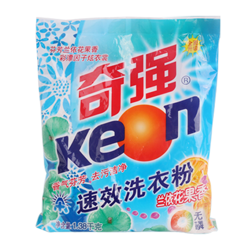 奇强速效加香无磷洗衣粉1380g