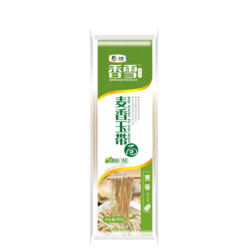 香雪（XIANGXUE）麦香玉带面800g/袋 汤面 耐煮易熟 不断条 中粮出品