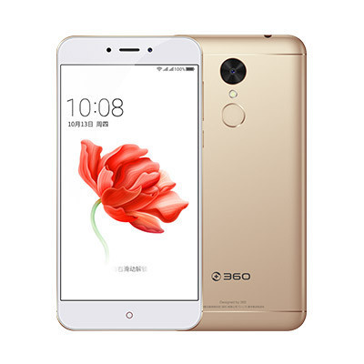 360手机N4A 3GB全网通版 32GB内存 4020mAh大电池 涡轮闪充 全金属机身 流光金色