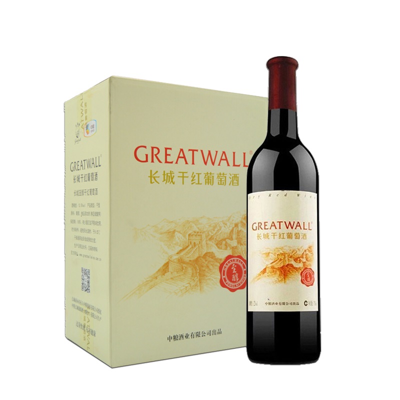 [苏宁自营]中粮长城至醇干红葡萄酒750ml