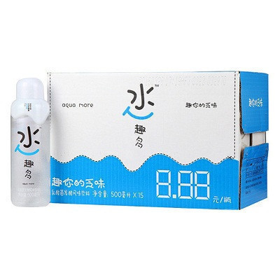 统一(GS) 水趣多 乳酸菌发酵 风味饮料 500ml*15瓶 整箱装