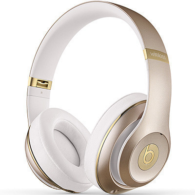 Beats Studio Wireless 头戴式耳机 金色 录音师蓝牙无线版 HiFi 降噪 带麦