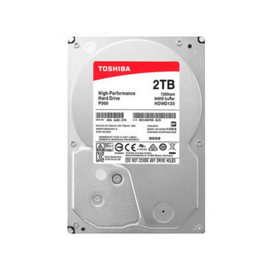 [苏宁自营]Toshiba/东芝 P300系列 2TB 台式机硬盘 SATA3/64M 盒装