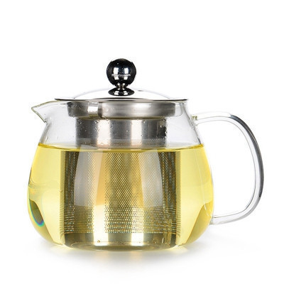 艺宏堂茶具玻璃茶壶 艺宏堂 耐高温玻璃茶具花茶壶把三角壶650ml