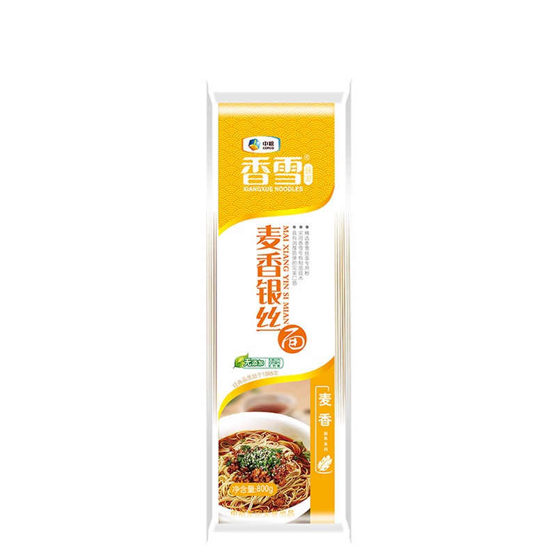 [苏宁超市]香雪麦香银丝面800g/袋 粮油 面条 汤面 捞面 耐煮 易熟 中粮出品