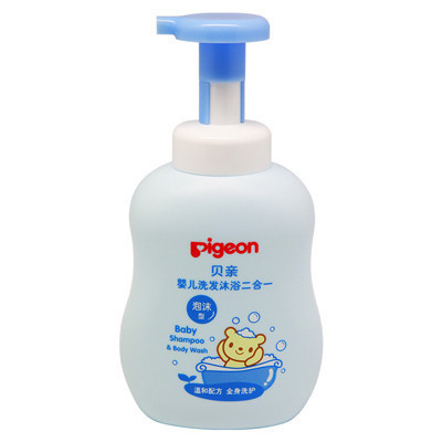 贝亲(PIGEON)母婴幼儿童婴儿洗发沐浴二合一(泡沫型)500ml IA170