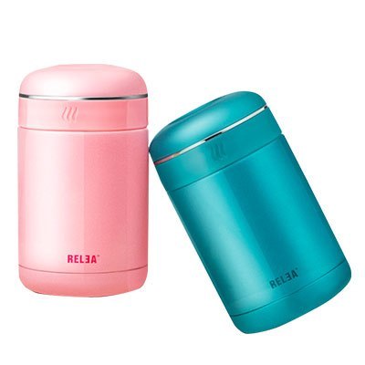 物生物(RELEA)魔仙煲501-600ml焖烧杯304不锈钢保温桶闷烧壶罐饭桶便当盒学生保温饭盒