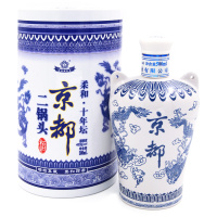 皇家京都 柔和十年坛二锅头 白酒 45度 500ml 清香型