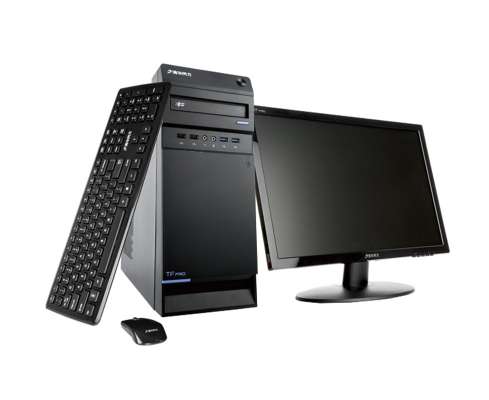 清华同方超越(THTF)E500 台式机(I3-6100双核 4G内存 1TB硬盘 WIN7 HOME版)