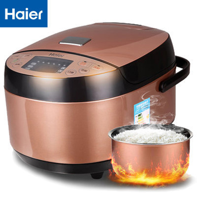 海尔(Haier)HRC-FS5028电饭煲 微电脑式控制 5L大容量 家用智能预约