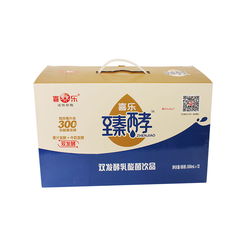 喜乐臻酵双发酵乳酸菌饮品300ml*12