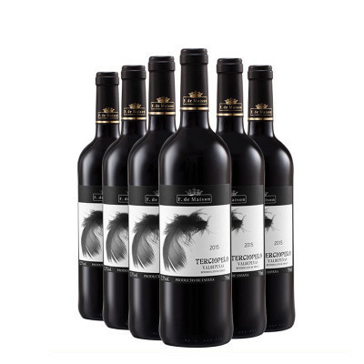 西班牙原瓶进口美圣世家天鹅绒红葡萄酒750ML*6 整箱装
