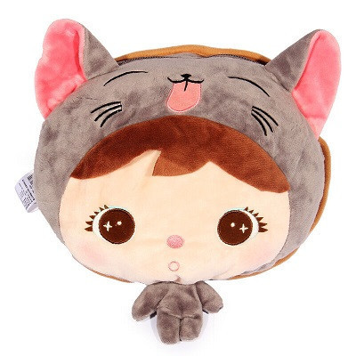 芭菲 取暖器家用/取暖电器/电暖器/电暖气挂包防爆充电暖手宝电暖宝电热水袋暖宝宝已注水灰猫小菲挂包