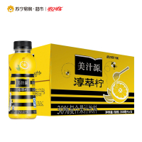 [苏宁超市]美汁源淳萃柠350ml*12瓶 整箱销售
