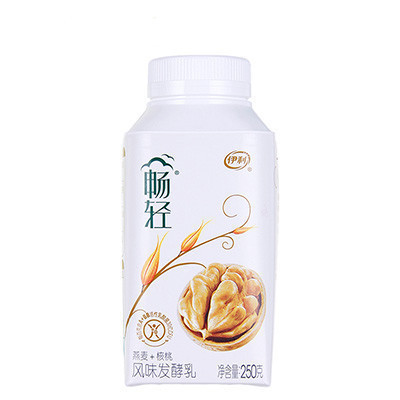 伊利低温畅轻风味发酵乳燕麦核桃250g