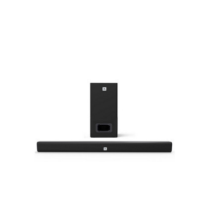 JBL STV125 无线蓝牙音箱音响 无线回音壁系统 Soundbar 桌面多媒体音箱 家庭影院电视音响 黑色