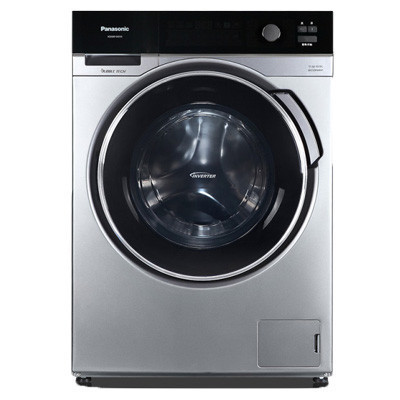 松下(Panasonic) XQG80-E8255 8公斤变频 新泡沫三维立体洗 静音节能滚筒洗衣机 （钛空银）