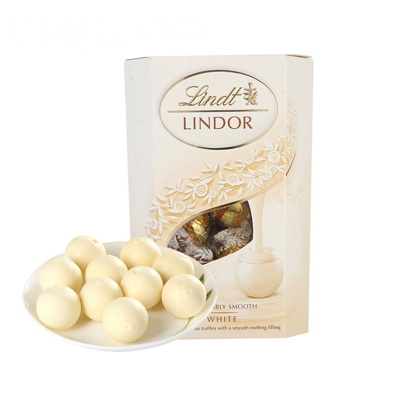 Lindt 瑞士莲 软心白巧克力分享装 200g 意大利进口