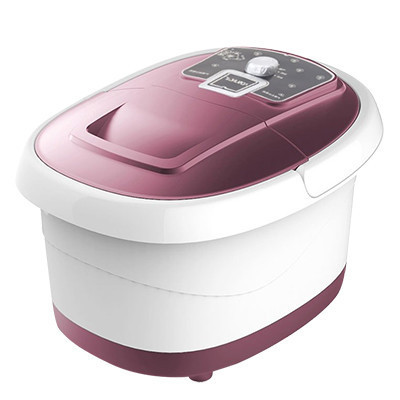 傲盛(AOSHENG) 足浴器 FS1_1(粉) 恒温加热 滚轮按摩 活氧气泡 智能足浴盆