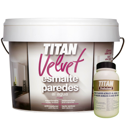 堤丹TITANLUX进口水性亚光环保 速干 亚光净味 彩色内墙乳胶漆涂料卫生间 防水白色油漆 天鹅绒儿童漆10L套